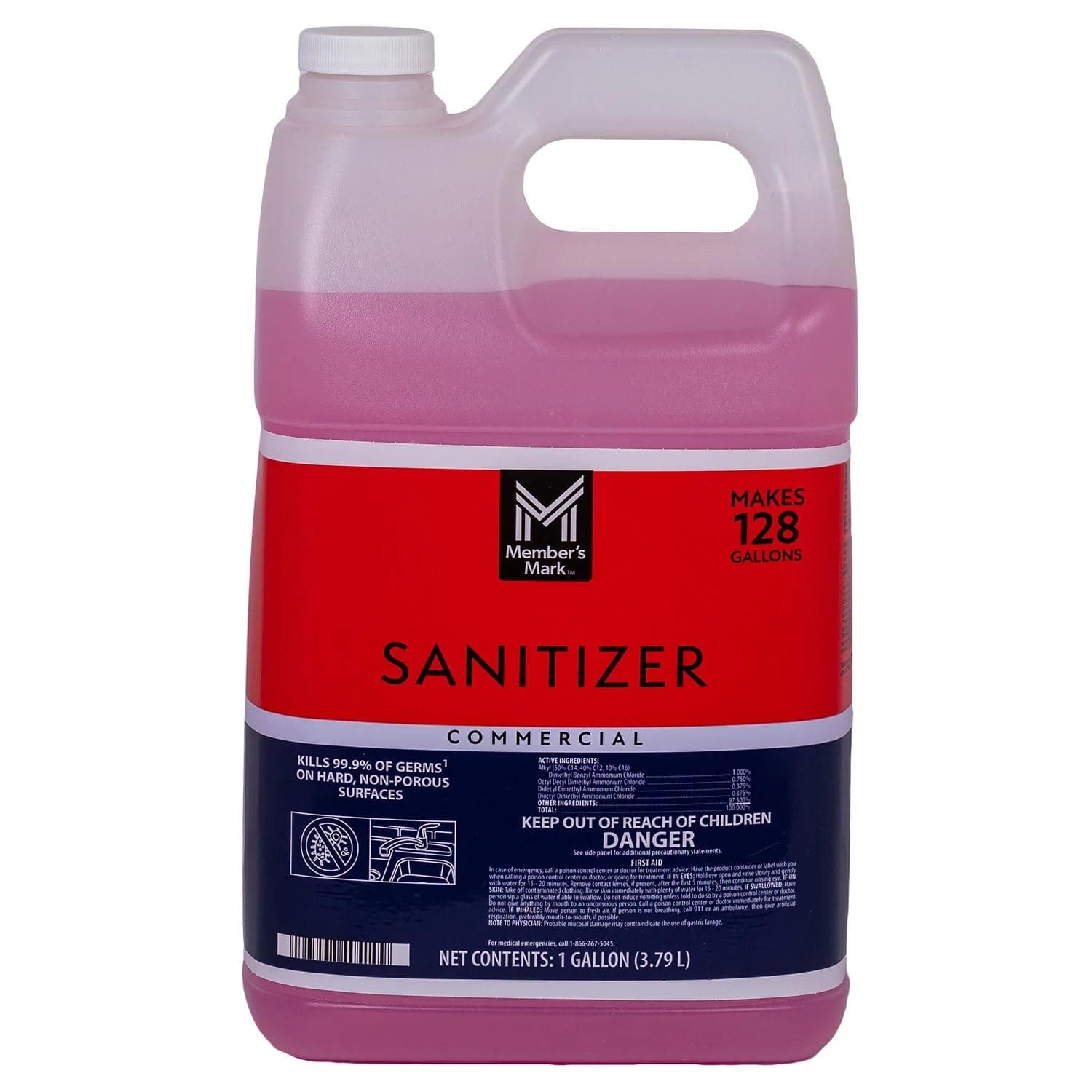 Commercial Sanitizer (128 oz.) - 2 Pack