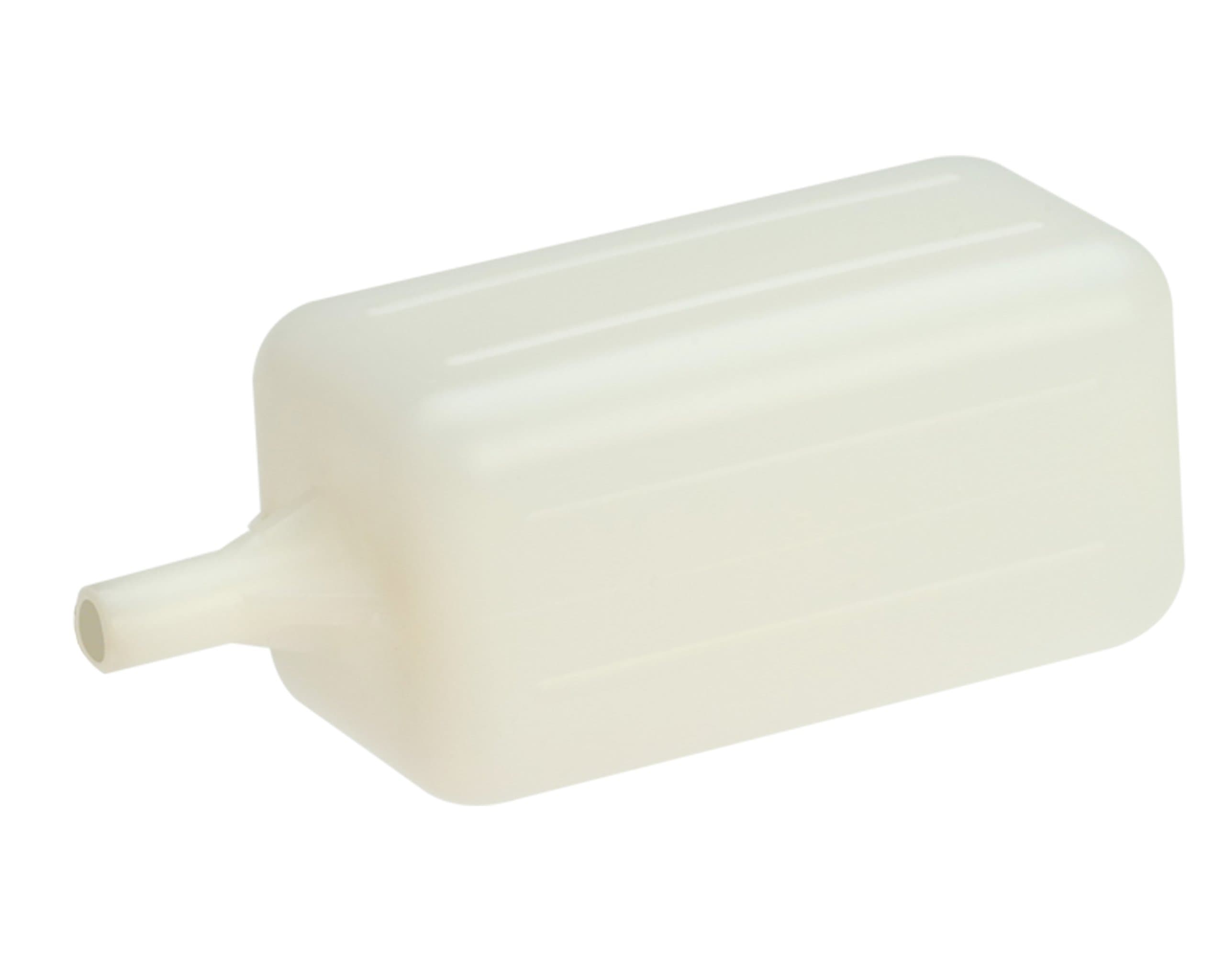 PF224-NT Polyethylene Rectangle Float Ball, 2" Width, 2" Height, 4" Length, 1/4" Female Thread