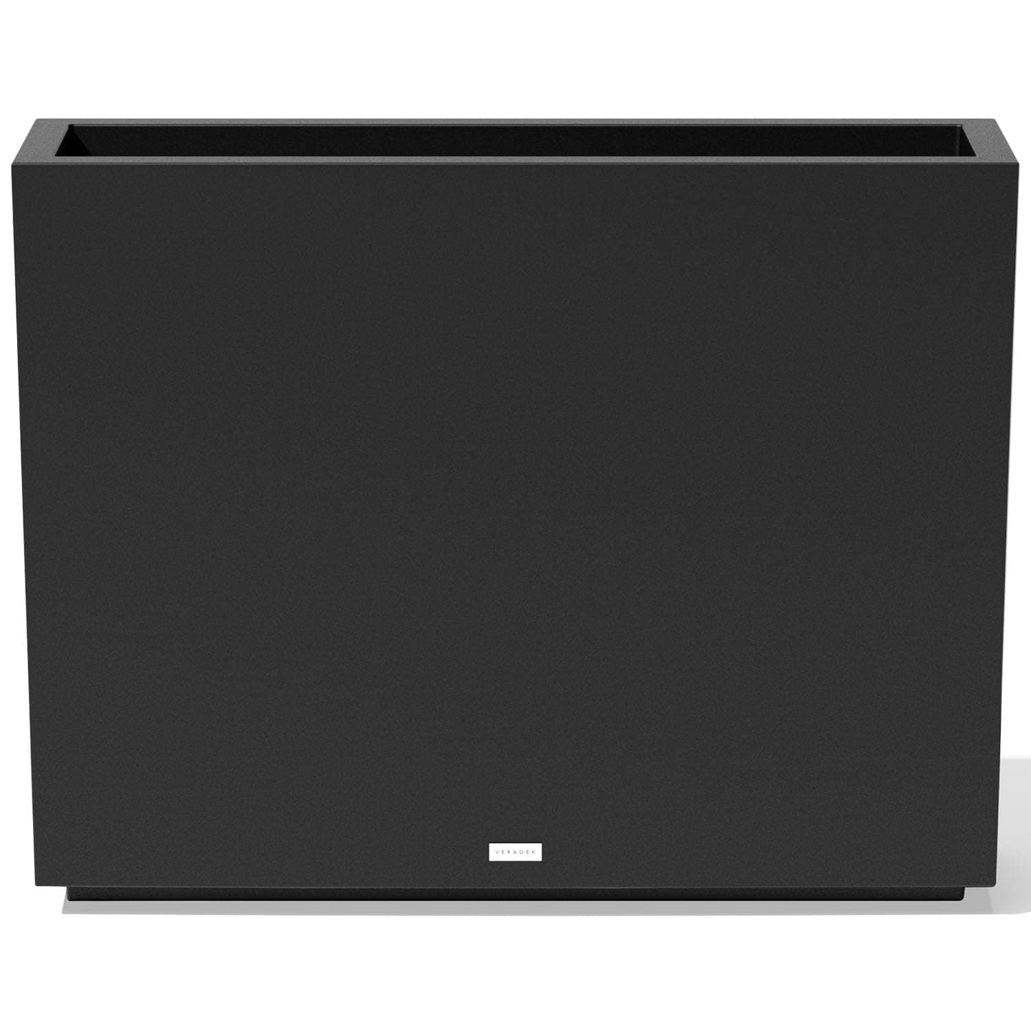 Block Series Span Plastic Planter - Tall Rectangular Planter for Indoor or Outdoor Patio/Porch | Durable All-Weather with Removable Insert Bucket | Modern Design for Plants, Flowers, Garden