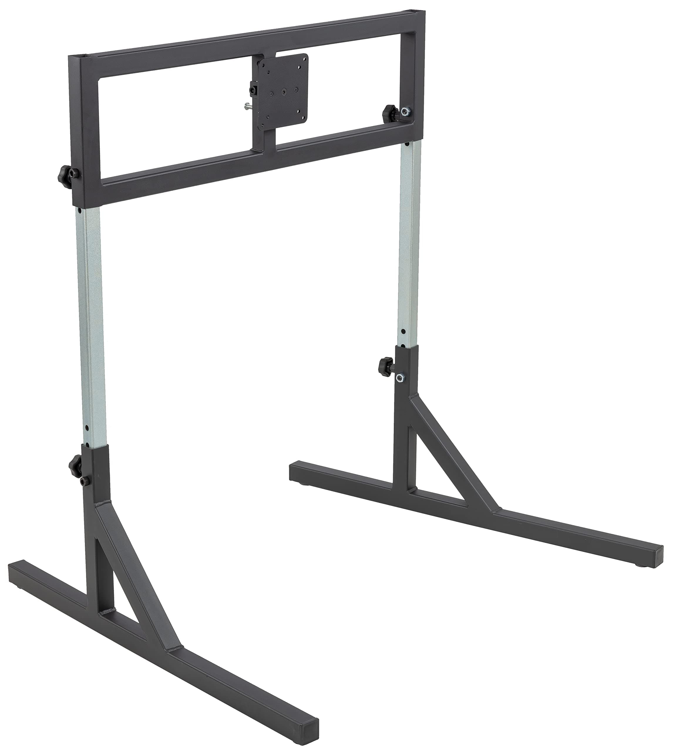 simfabMonitor Mount Floor Stand for Racing and Flight Simulators Model LD | Up to 100x100mm VESA Mount, 24, 27, 32, 34, 37, 49 Ultra Wide Monitors (Single Monitor Stand, LD Mount Bracket)
