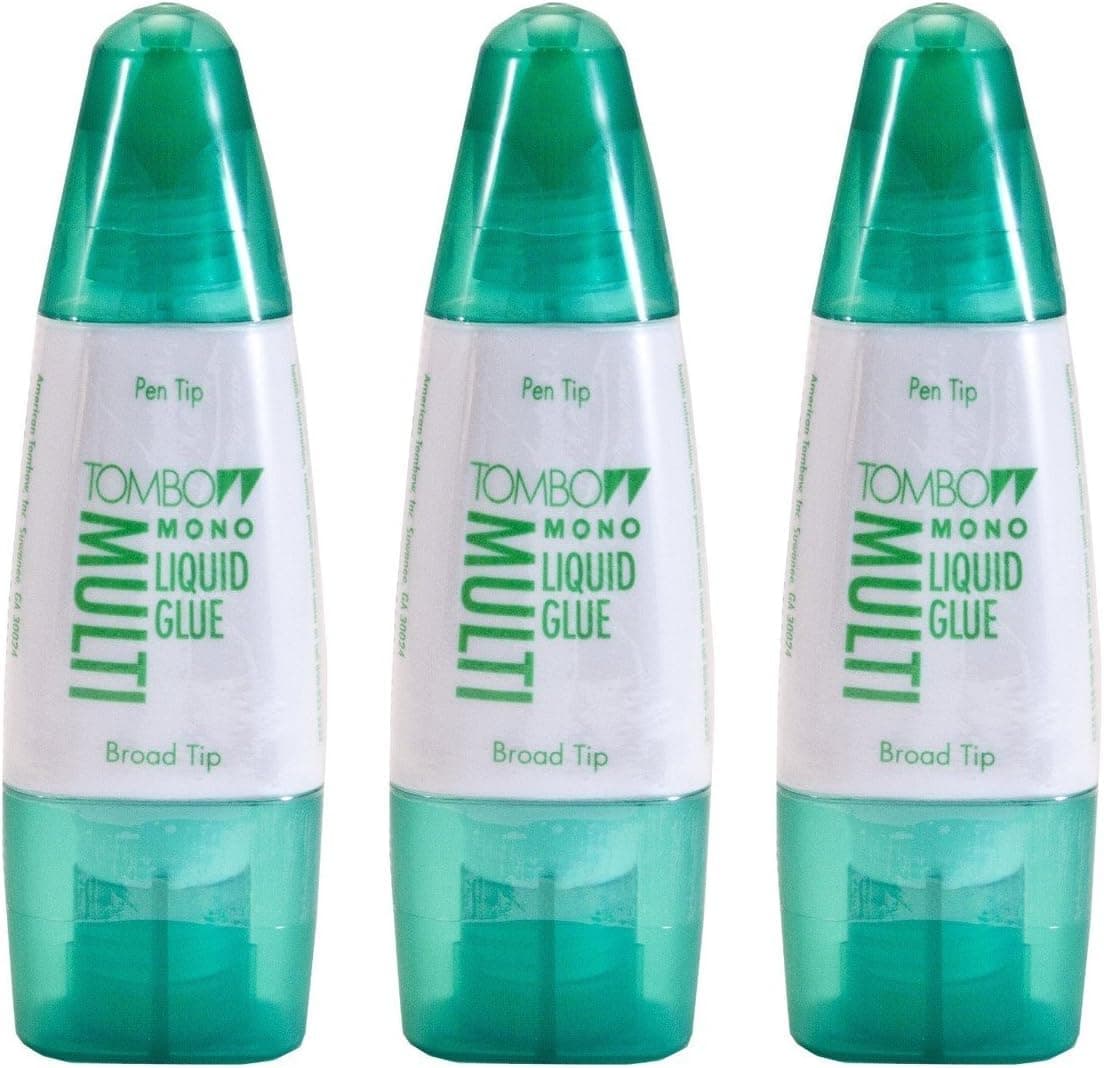 Mono Multi Liquid Glue (3 Pack) - Clear, Low Viscosity, Dries Clear