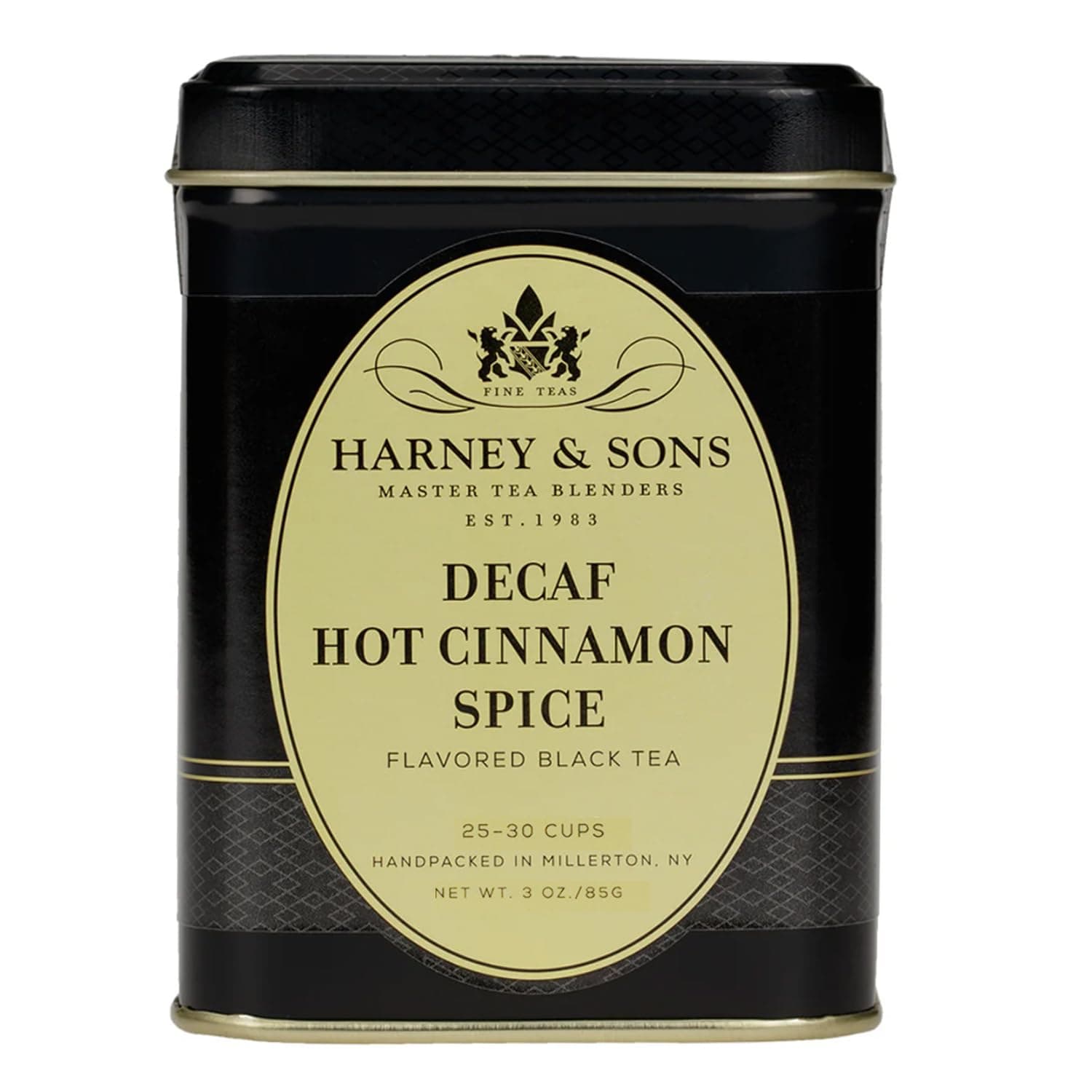 Harney & Sons Decaffeinated Hot Cinnamon Spice Tea, Loose Leaf 3 ounce tin