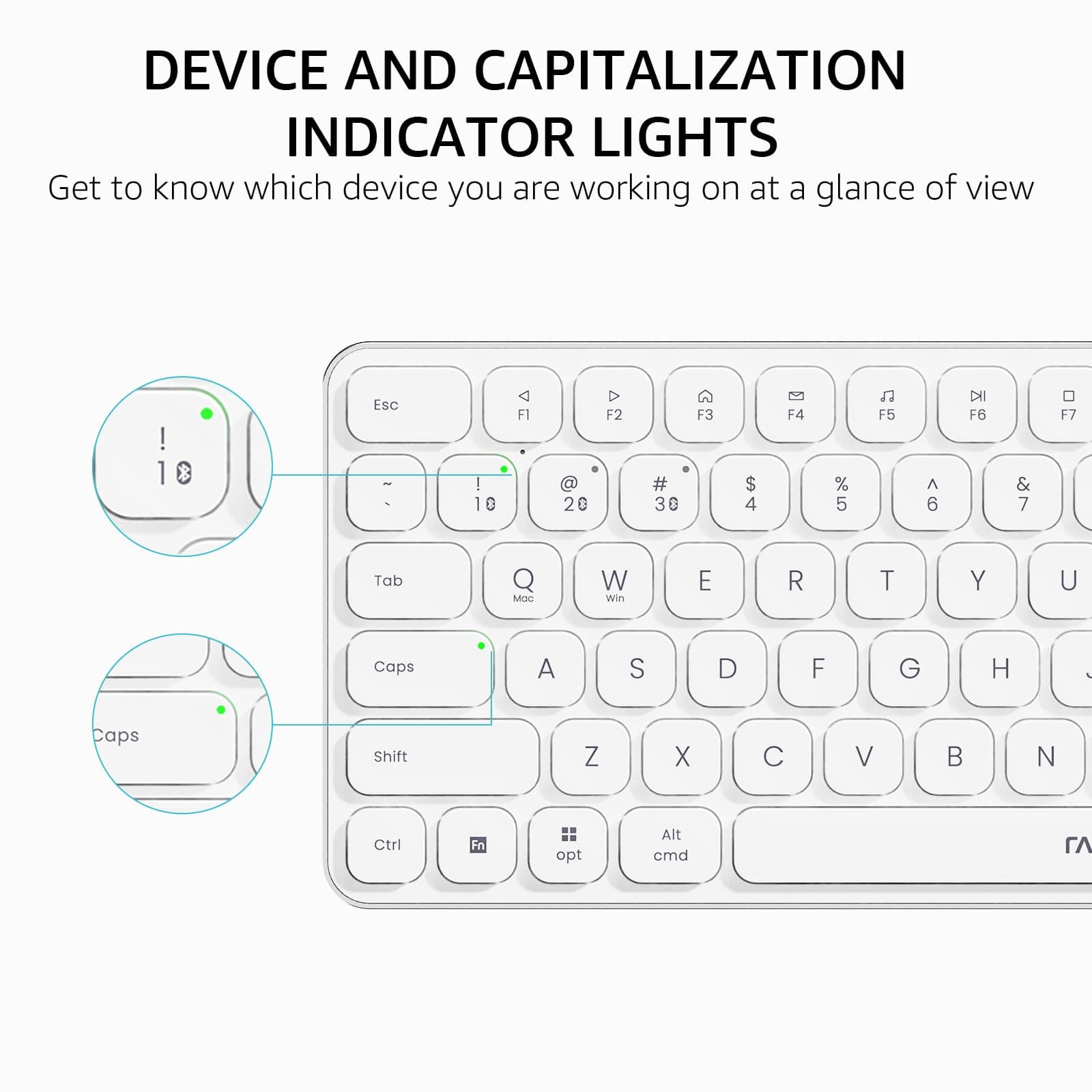 Rapoo E9050L Multi-Device Wireless Keyboard, Blade-Series E9050L 78-Key Ultra-Thin Keyboard, Support 4 Devices, Low-Profile, Quiet, USB-C, Rechargeable, Al-Alloy Frame, for Windows/Mac/Linux/Chrome