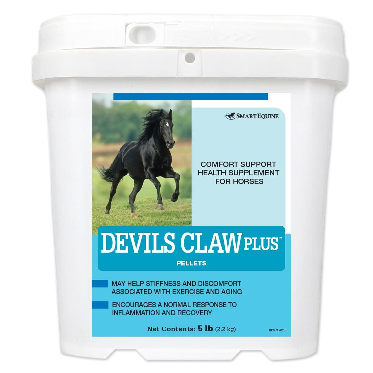 SmartEquine | Devil's Claw Plus Pellets | Horse Joint Supplement with Yucca for Horses | Supports Joint Strength, Comfort & Mobility | Antioxidant Support Supplement | 5 lb
