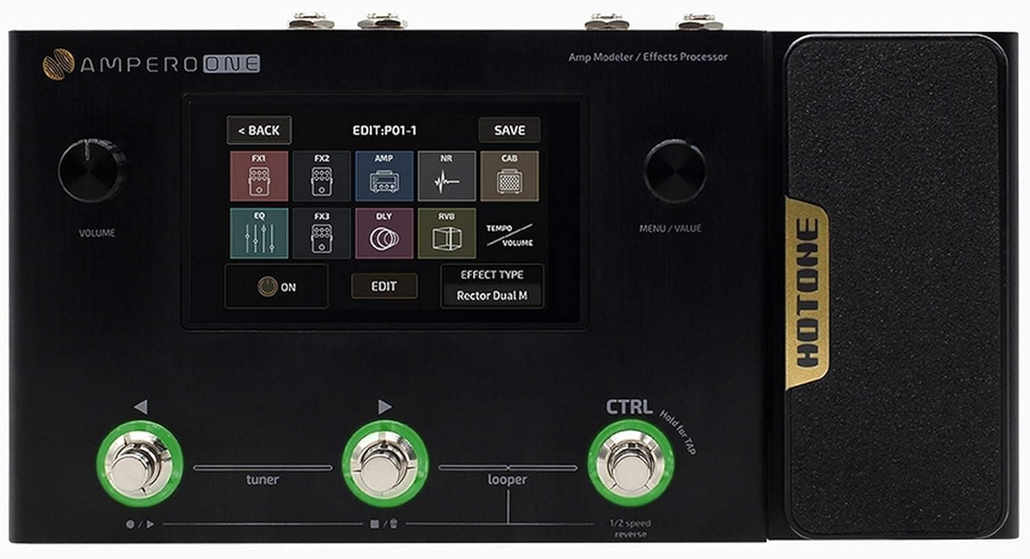 AMPERO ONE Effects Pedal - Black