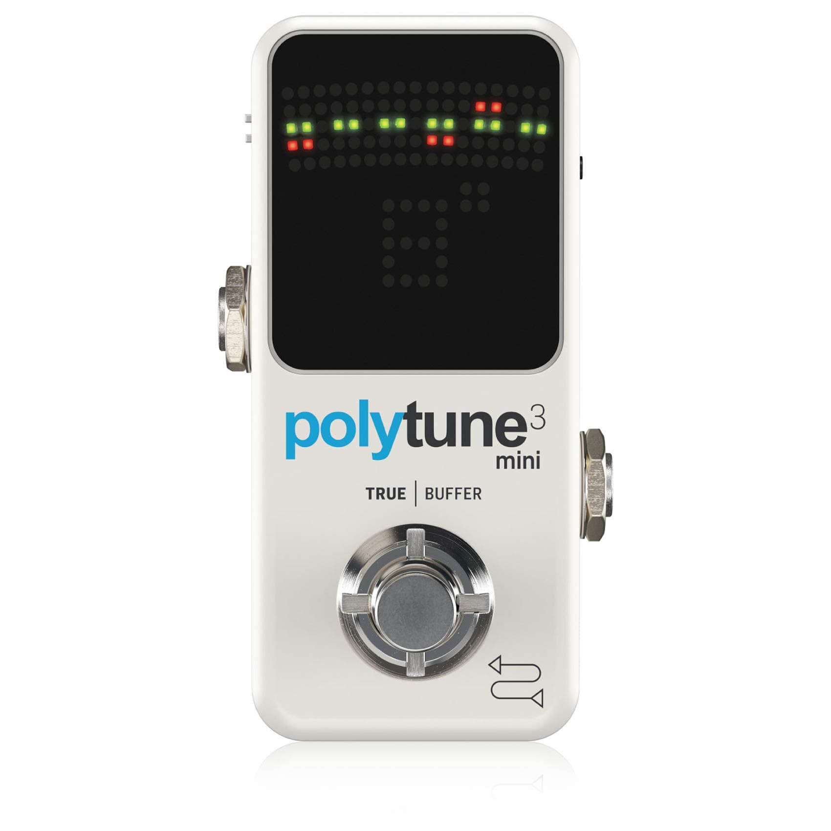 TC Electronic POLYTUNE 3 MINI Tiny Polyphonic Tuner with Multiple Tuning Modes and Built-In BONAFIDE BUFFER