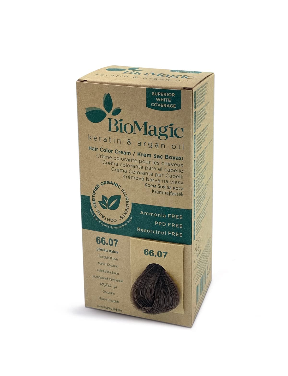 Biomagic Permanent Hair Dye - Chocolate Brown