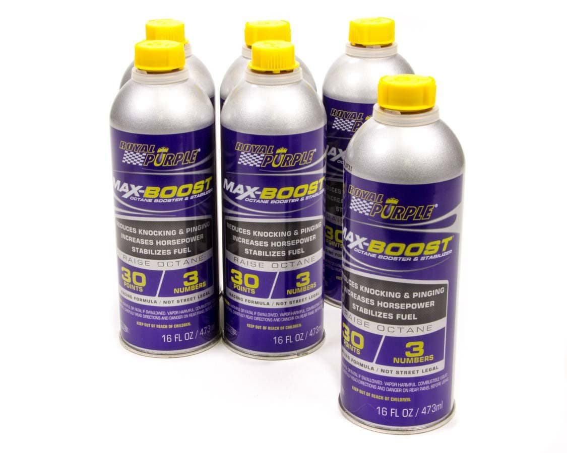 Royal Purple 11757 Max Boost Octane Boost Case, 16 fl. oz (6 Pack)
