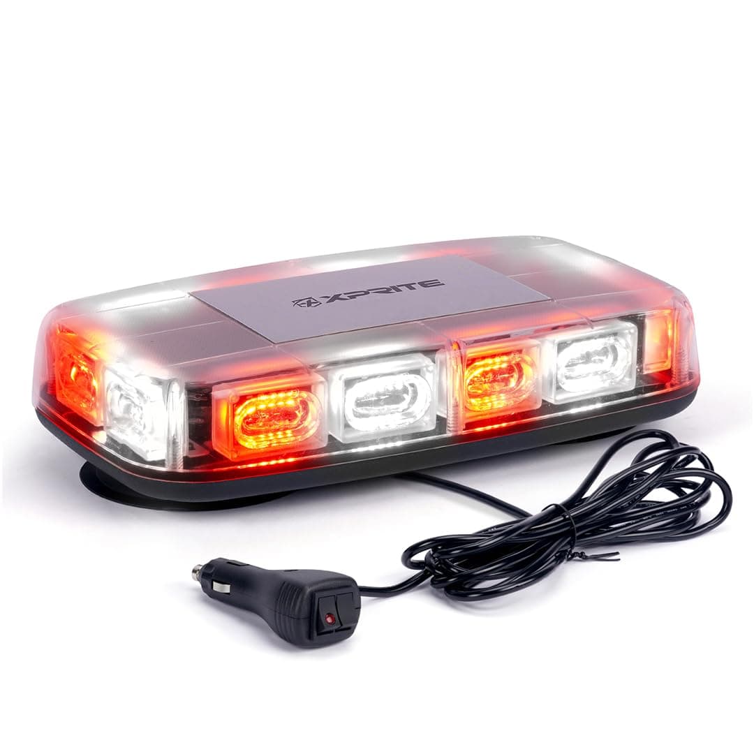 12" Rooftop Strobe Light Bar w/ Magnetic Mount