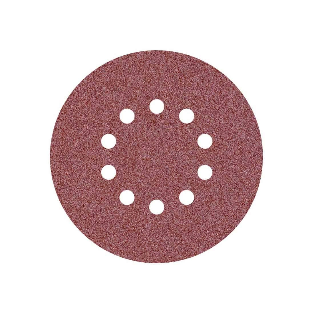 MioTools Fox Hook & Loop Sanding Discs, 225 mm, 10 Holes, Grain 24, f. Drywall Sanders (PU 10)