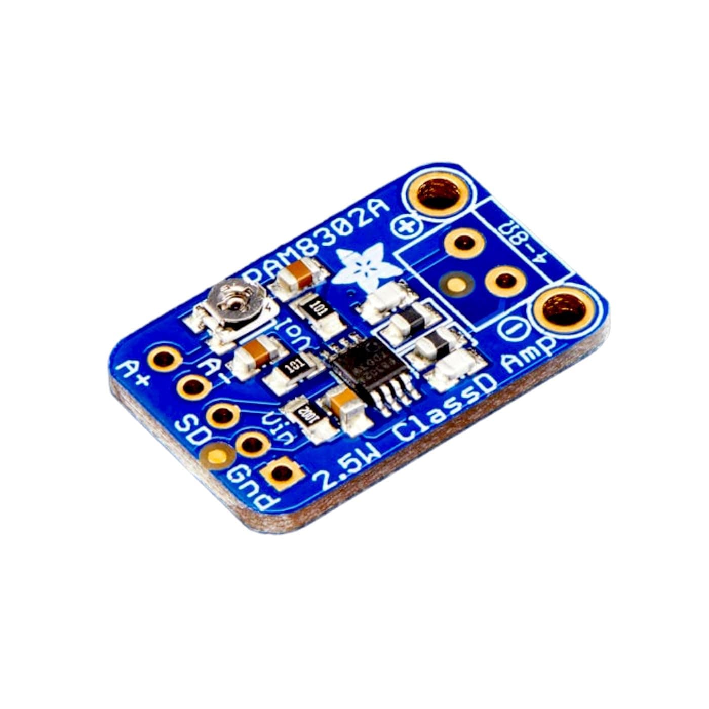 Audio IC Development Tools Adafruit Mono 2.5W Class D Audio Amplifier - PAM8302 (1 piece)