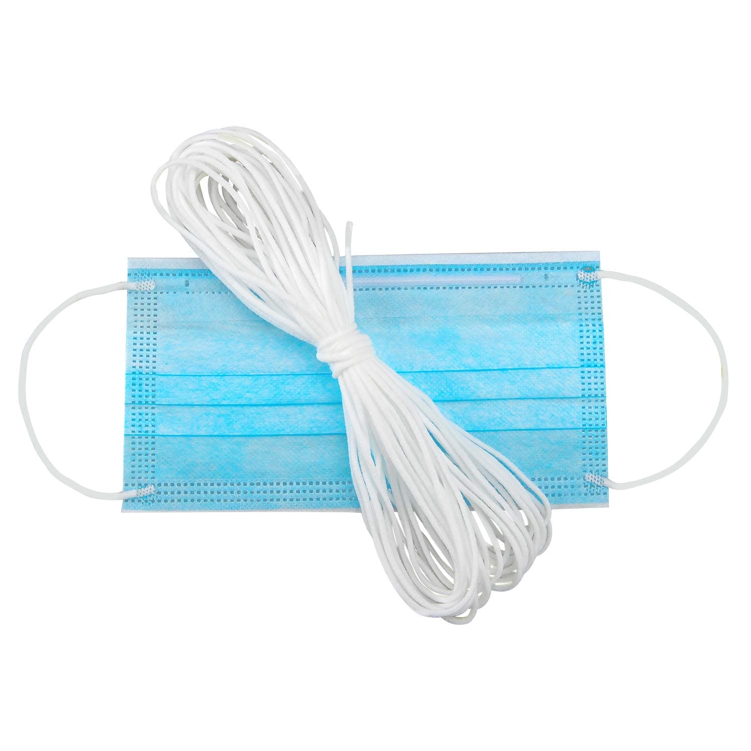 100 Yard 1/8 Inch Wide Elastic String Cord Bands Rope for Sewing Crafts DIY Mask