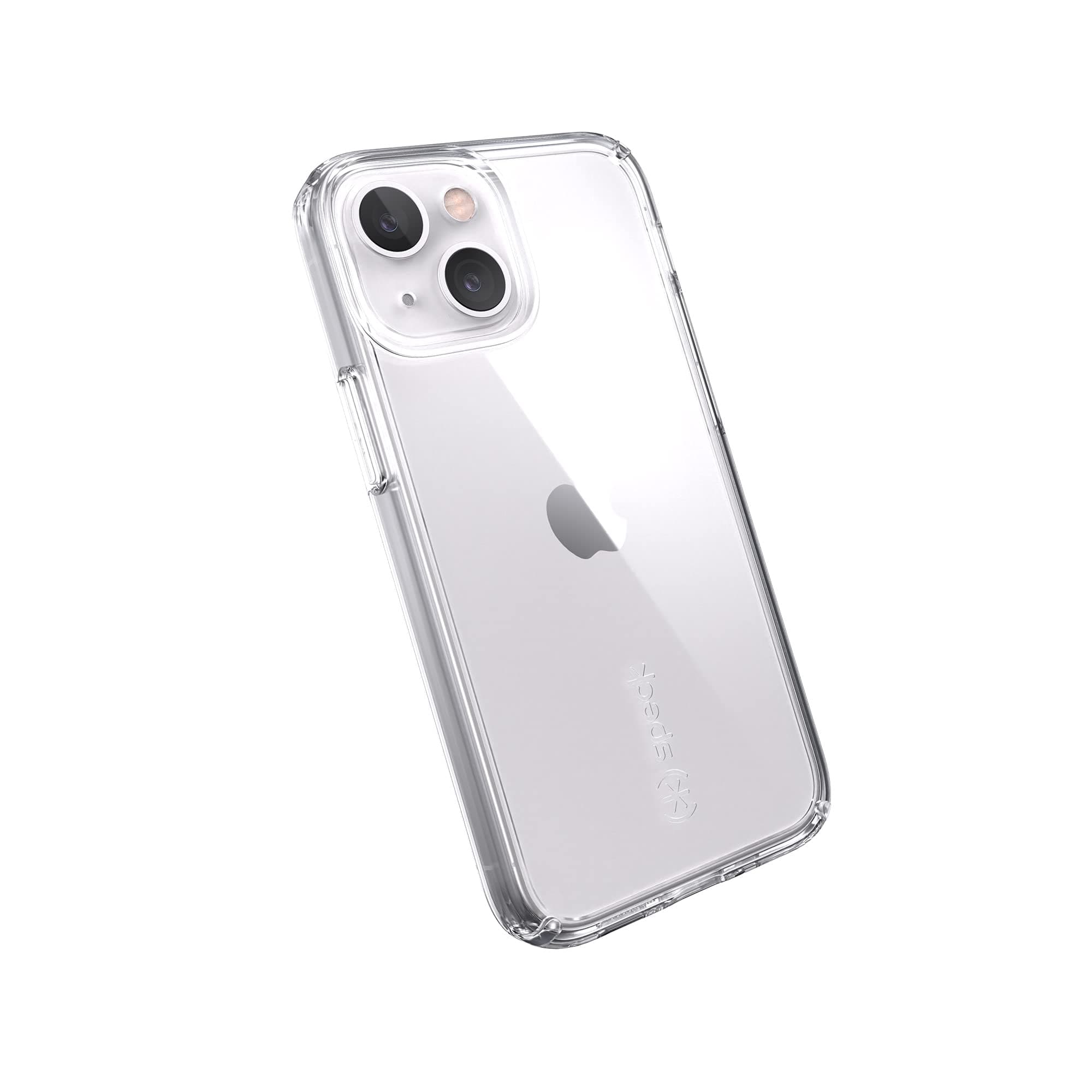 Speck iPhone 13 Mini Case - Drop Protection, Wireless Charging Compatible, Clear, Antimicrobial