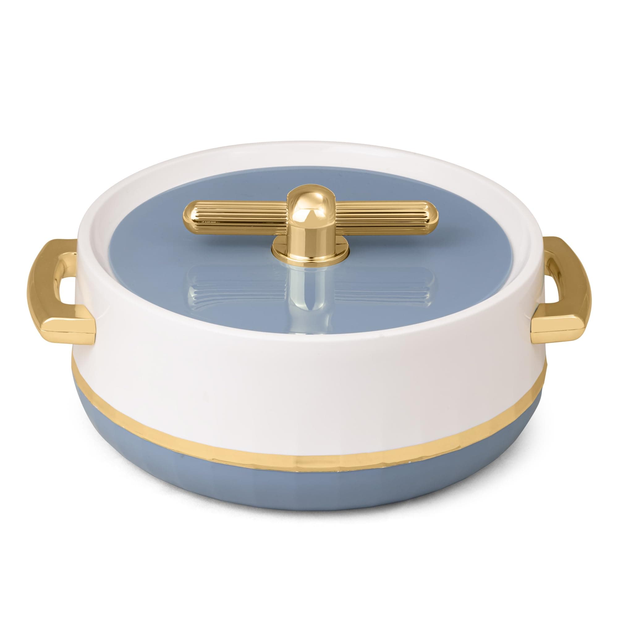 - SELVEL Elegance Casserole | Advanced PU Insulation | Elegant Design Hot Pot | Hot Case Keeps Food Hot & Fresh for Hours | Serve Chapati, roti, Biryani and More (Royal Stone Blue, 1700)