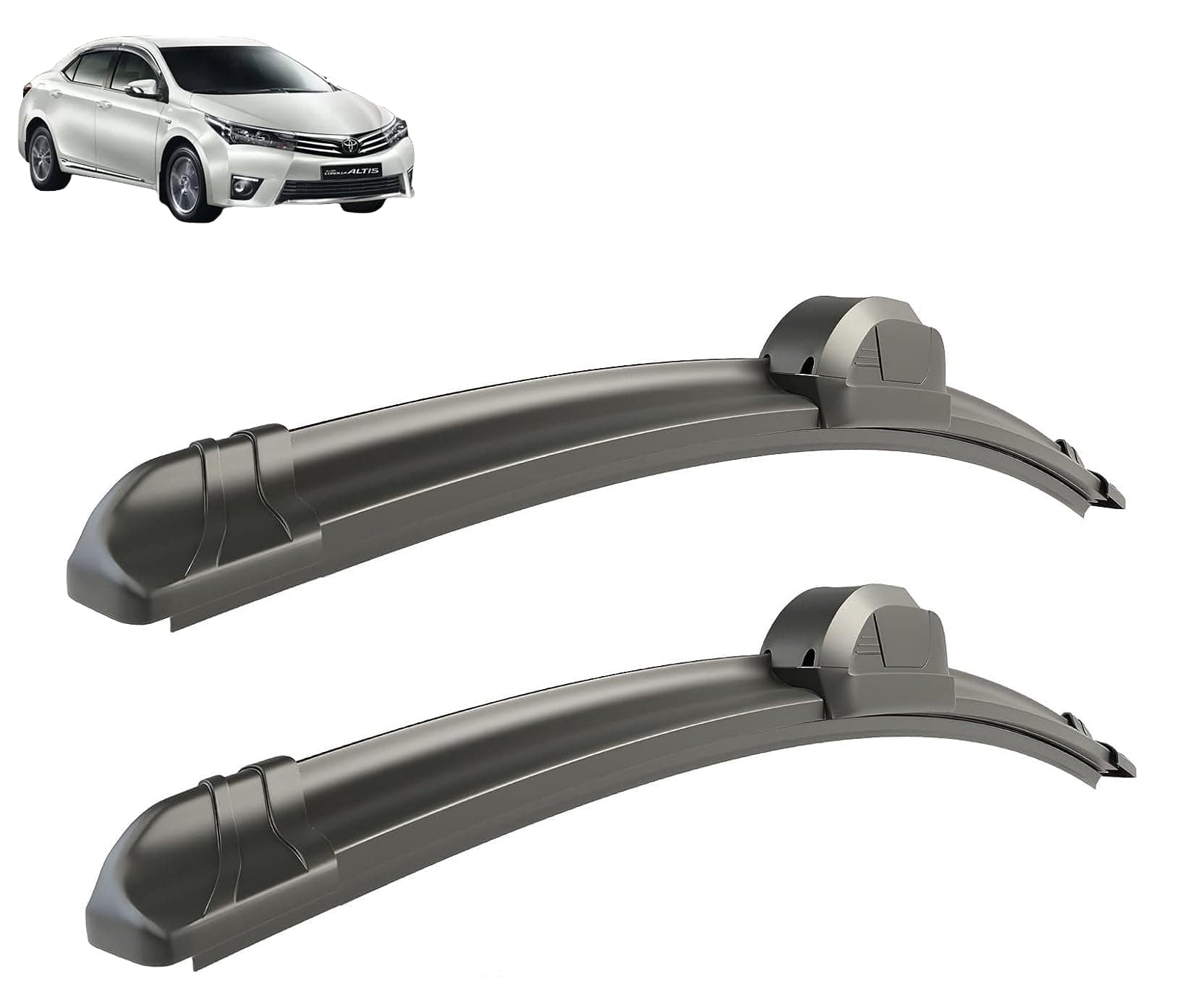 Windshield Car Wiper Blades Compatibility With Altis (Model : 2012-2017), Altis Wiper Blades - Set of 2Pc (D-24,P-16)