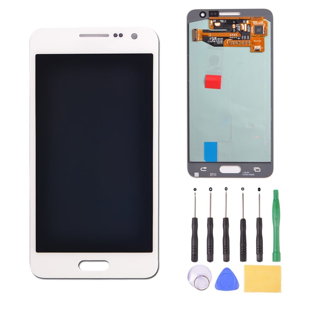 LCD Display Touch Screen Digitizer Assembly for Samsung Galaxy A3 A300(White)