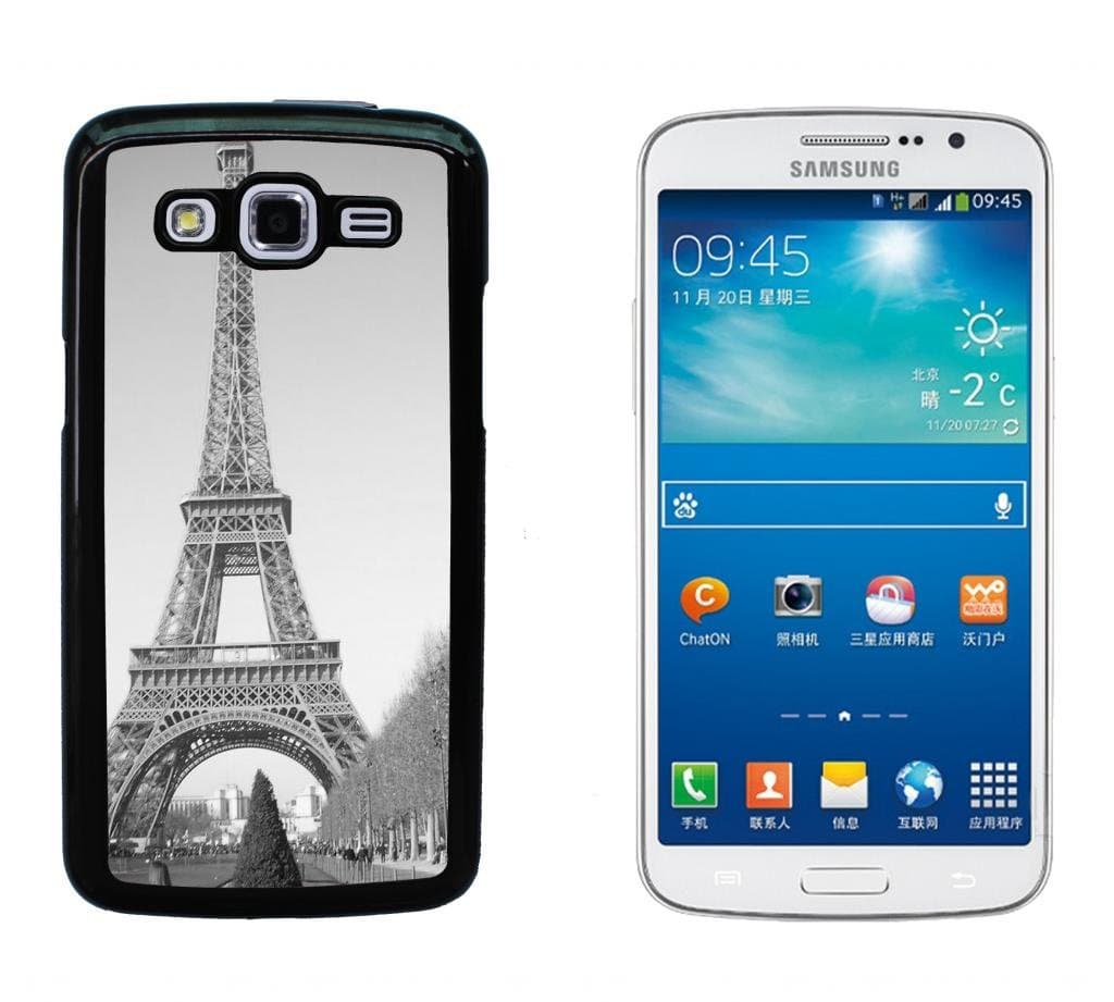 Paris Eiffel Tower Hard Plastic and Aluminum Back Case For Samsung Galaxy Grand 2 G7102 G7106