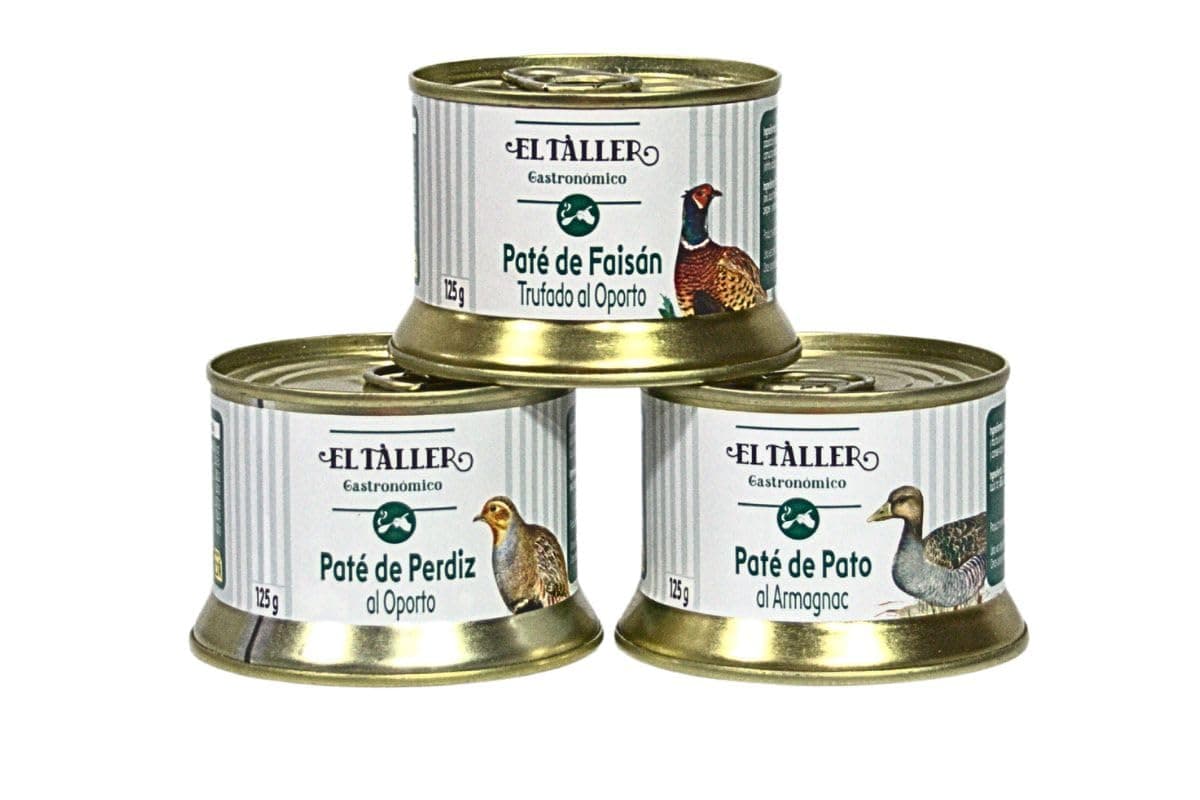 Spanish game pate 3 pack (Partridge, pheasant and duck)