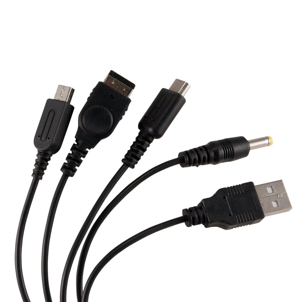 DSi/DSLite/DS 7 in 1 USB Charge Cable GBASP/PSP3/PSP2/PSP1
