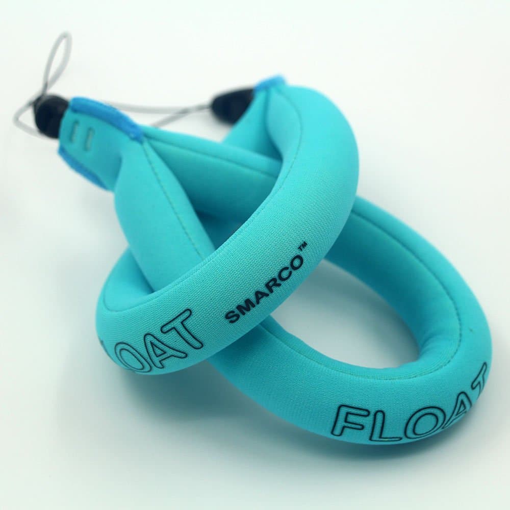 Smarco Waterproof Float Strap for Your Smart Phone Case,Keys,Camera-Around Your Wrist and Protect Your Device from Sinking - 1 Year Warranty(Pack of 2)-Blue