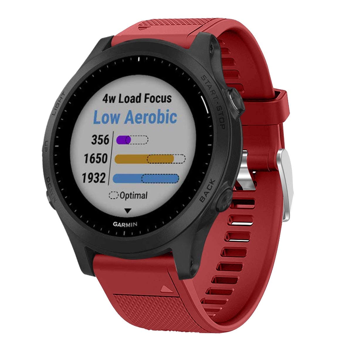 Aimtel Compatible with Garmin Forerunner 945 Strap,QuickFit Soft Silicone Watch Strap