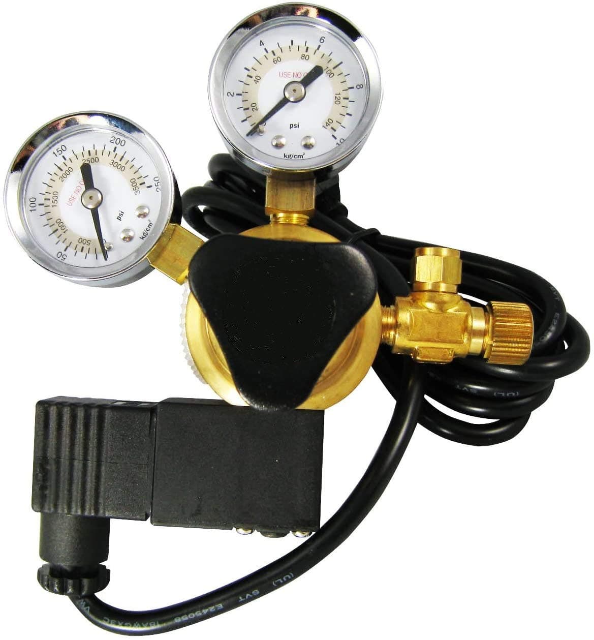 Premium AQUATEK CO2 Regulator with Integrated Cool Touch Solenoid