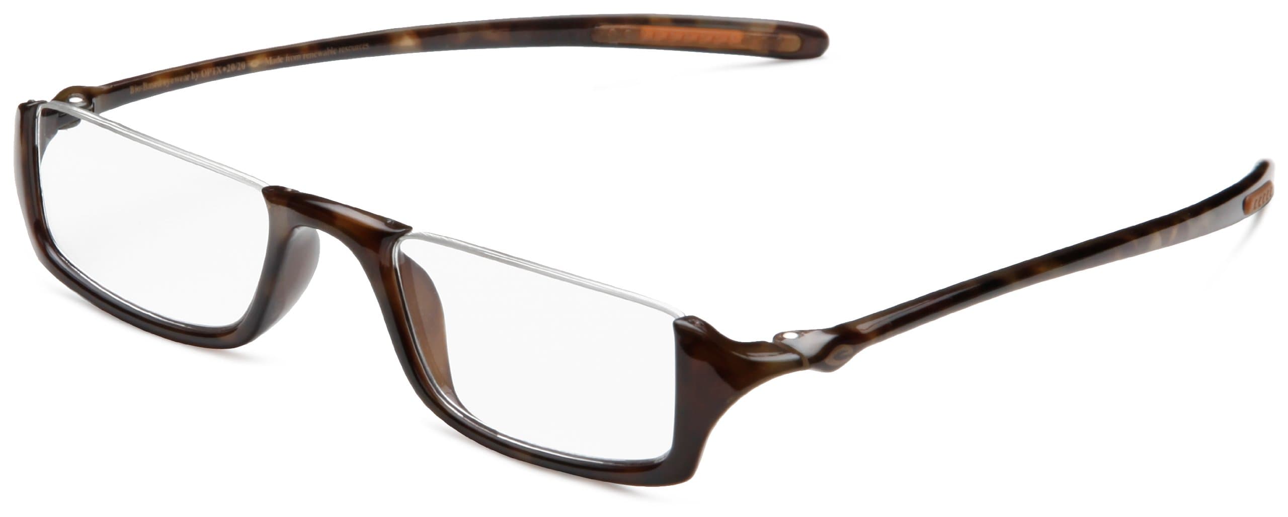 OPTX 20/20 Ecoclear Flora Bio Based Reading Glasses