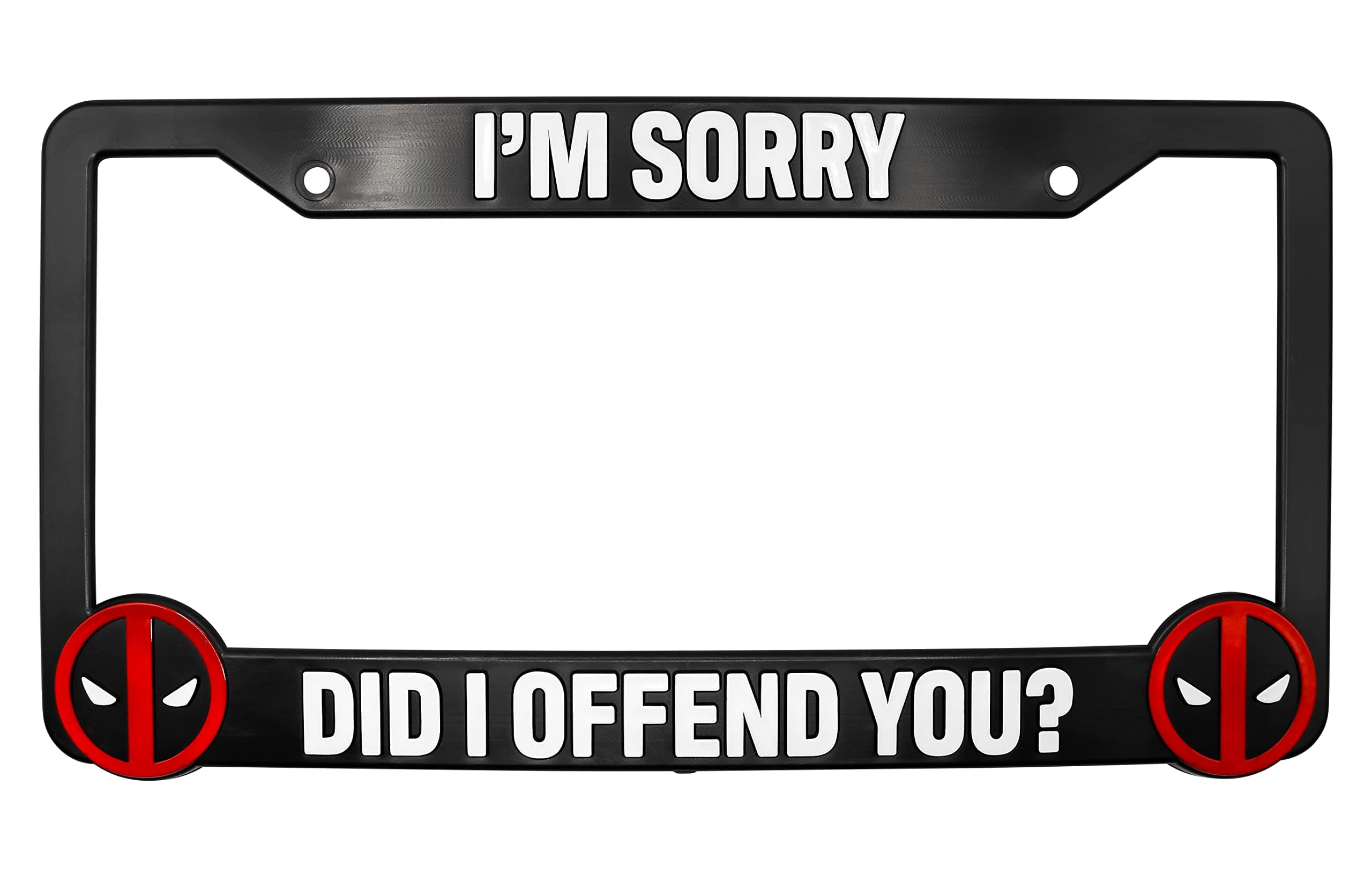 Did I Offend You? for Deadpool License Plate Frame