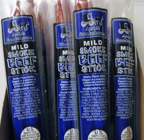Premium Amish Beef Sticks - 21ct - Individually Wrapped (Mild)