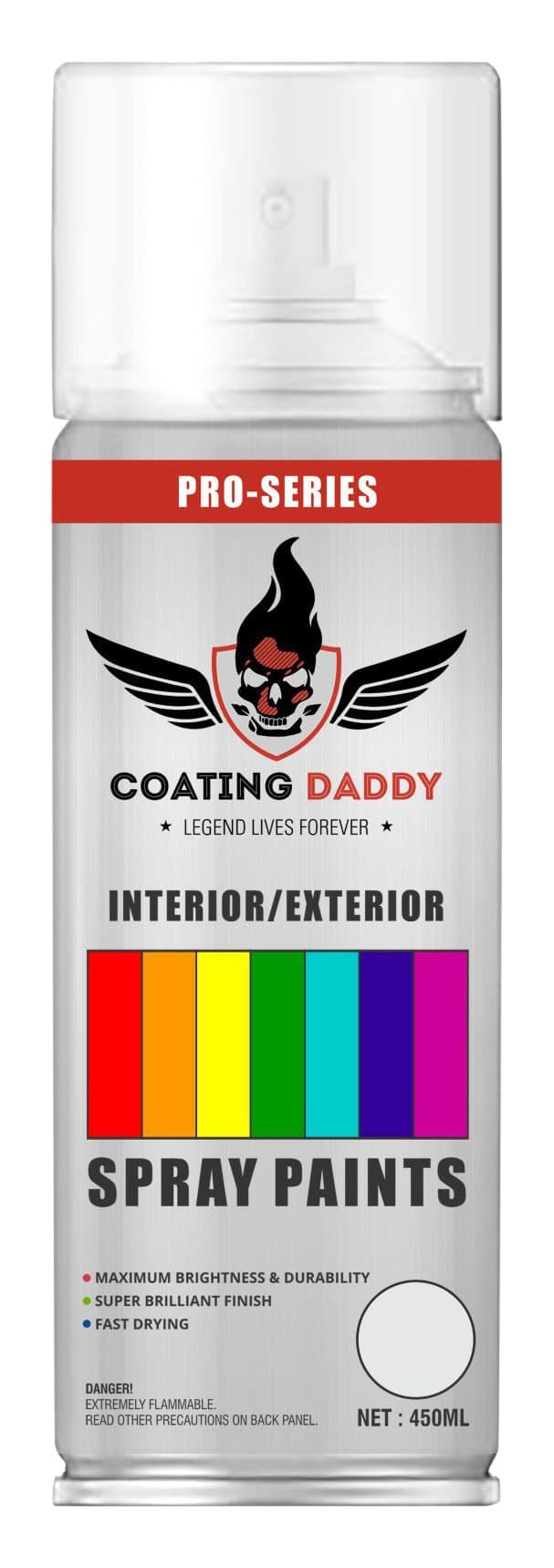Coating Daddy Aerosol Spray Paint (450 ml, Matt Lacquer)