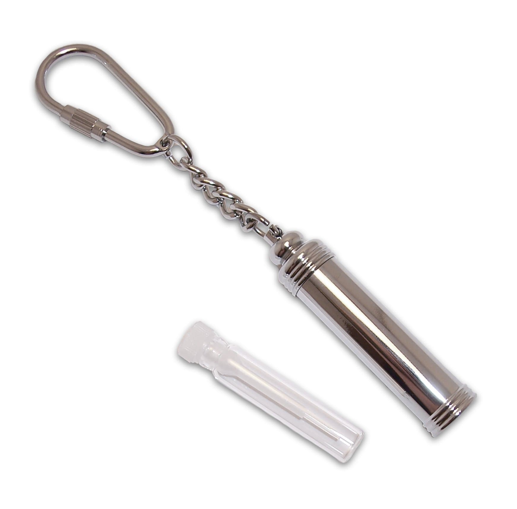 Silver Keyring Oil Vial