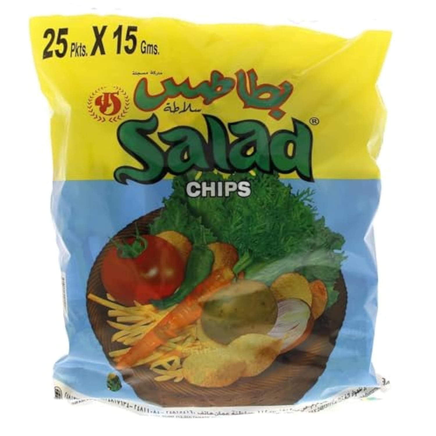 Oman Salad Chips 15g x 25 Pieces