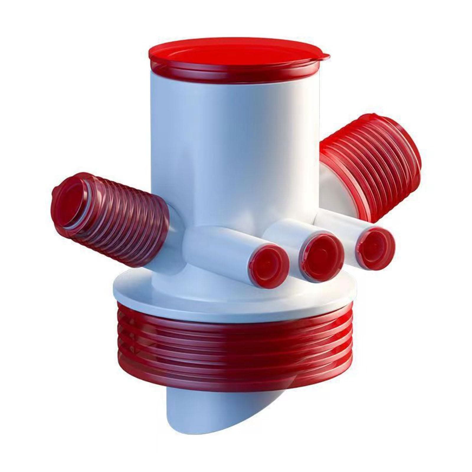 KASTWAVE Convenient Kitchen Pipe Junction Versatile Kitchen Sink Pipe Connector Connect Multiple Pipes for Smooth Water Flow, Easy Installation Pipe Connector, Space-Saving and Leak-Proof Solution