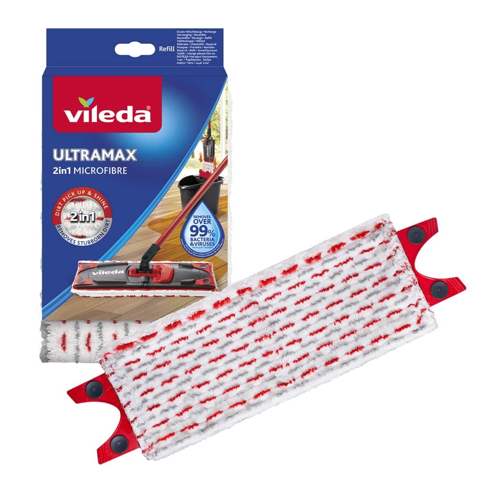 Ultramax Refill Pad, Polyester, White/Red, 46 x 14,1 x 1,5 cm