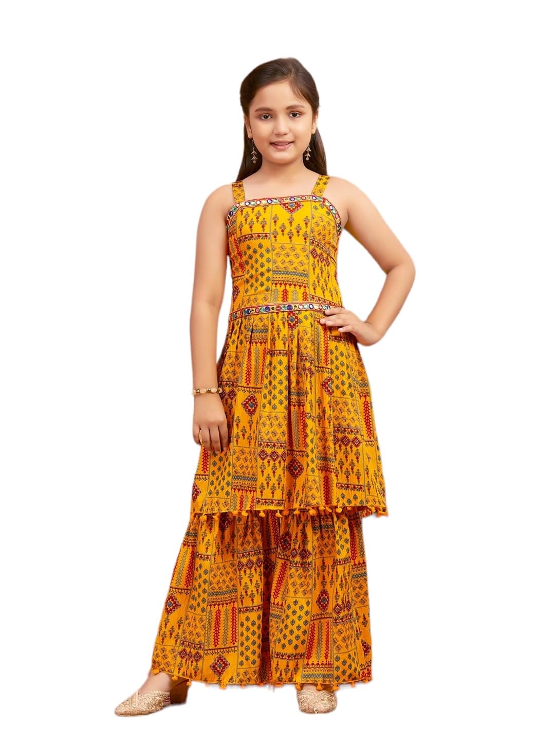 aarikkaGirls Kurti Sharara Set