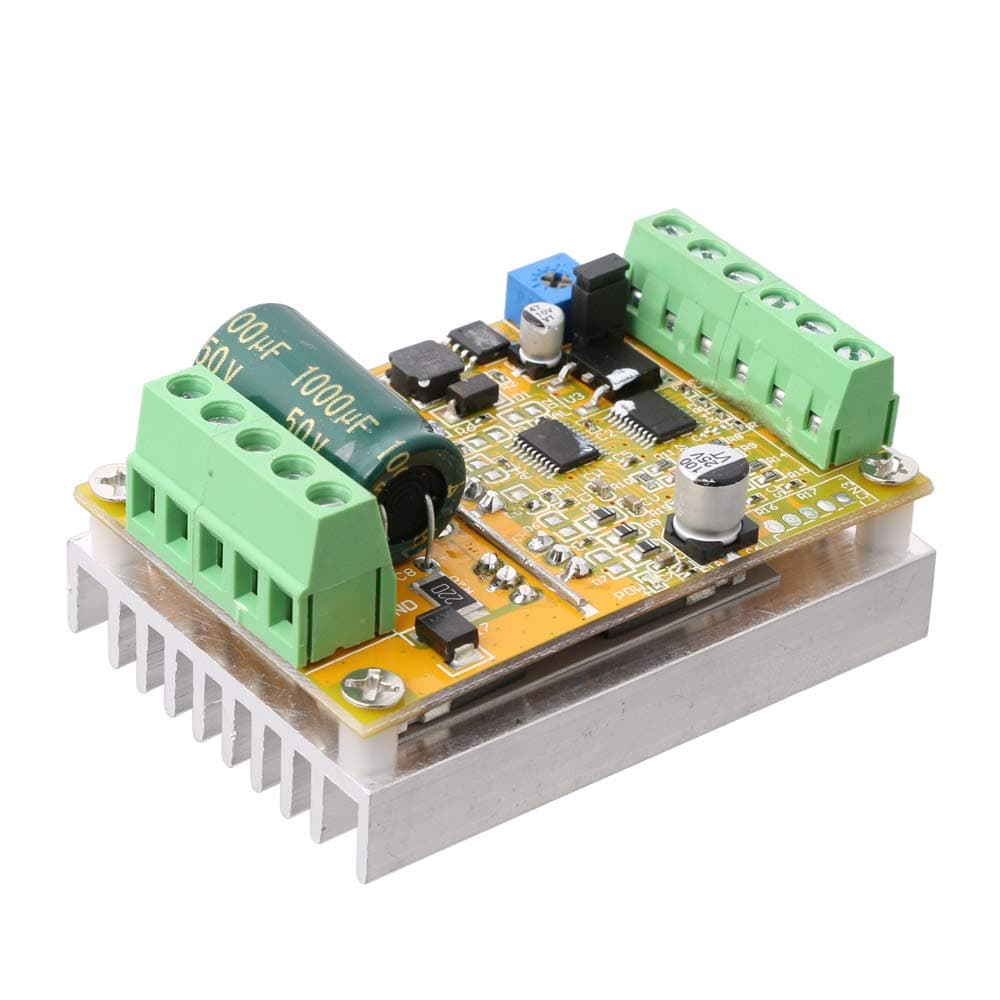 Brushless Motor Controller Normal-Reverse PWM Control BLDC Driver Board w/Heat Sink DC 6V-50V 380W