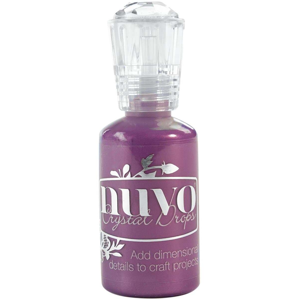 Tonic Studios "Violet Galaxy" Nuvo Crystal Drops, Acrylic, Multicoloured, 1 oz, 4-Piece