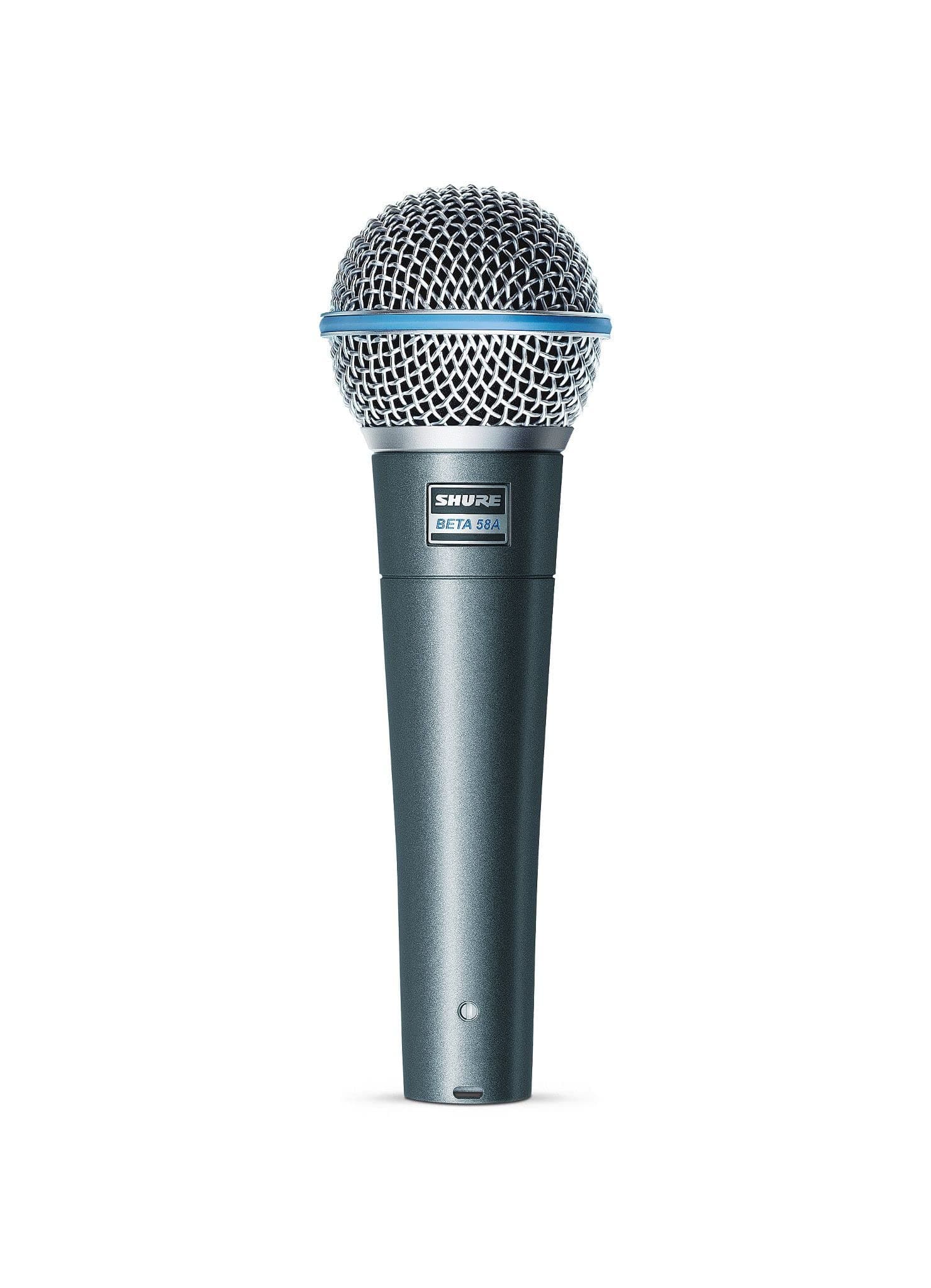 BETA 58A Vocal Microphone - Single Element Supercardioid Dynamic Mic Stage And Studio, Includes A25D Adjustable Stand Adapter, 5/8 Inches To 3/8 Inches (Euro) Thread Adapter And Storage Bag