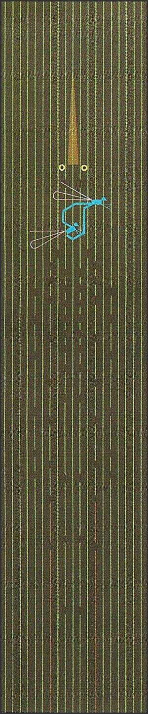 Charley Harper Lithograph "Who Can Hide Better'n a Bittern?"