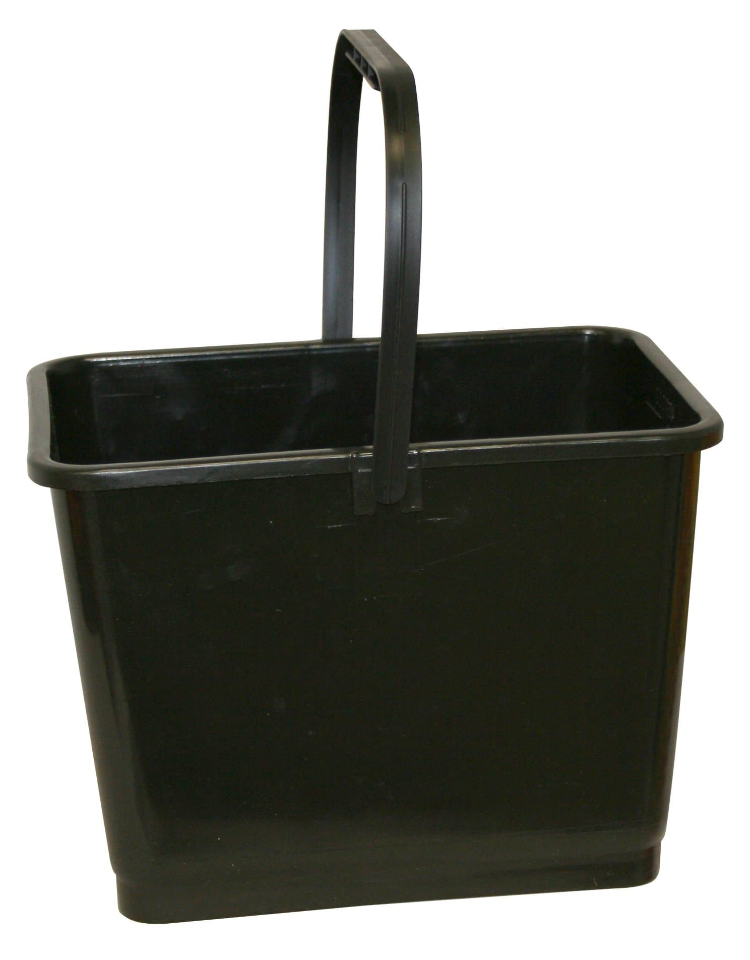Mallory 864 Bucket with Handle, 2 Gallon Capacity, Black, 2 Gallon (256 Ounces)
