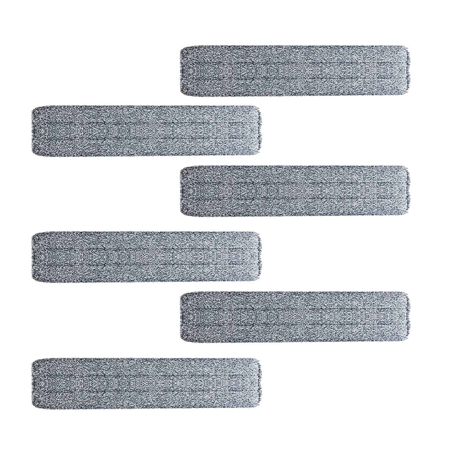 24 Inch microfiberfloor mop Pads 6 Pack Microfiber Spray Mop Replacement Heads for Wet Dry Mops Premium Floor Cleaning Pads, Reusable Best Home Cleaning mops dust Hardwood Tile Kitchen