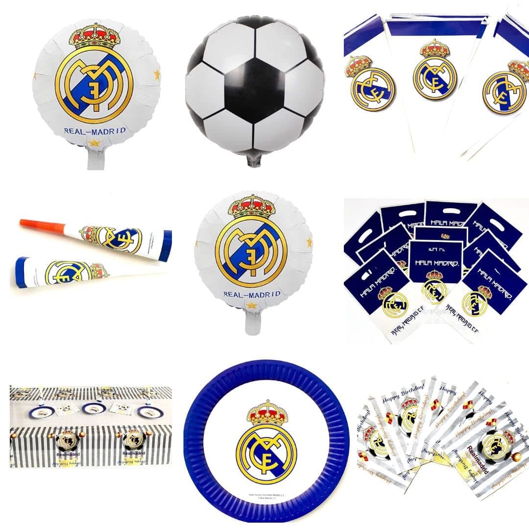 REAL MADRID Birthday Party Decoration Set