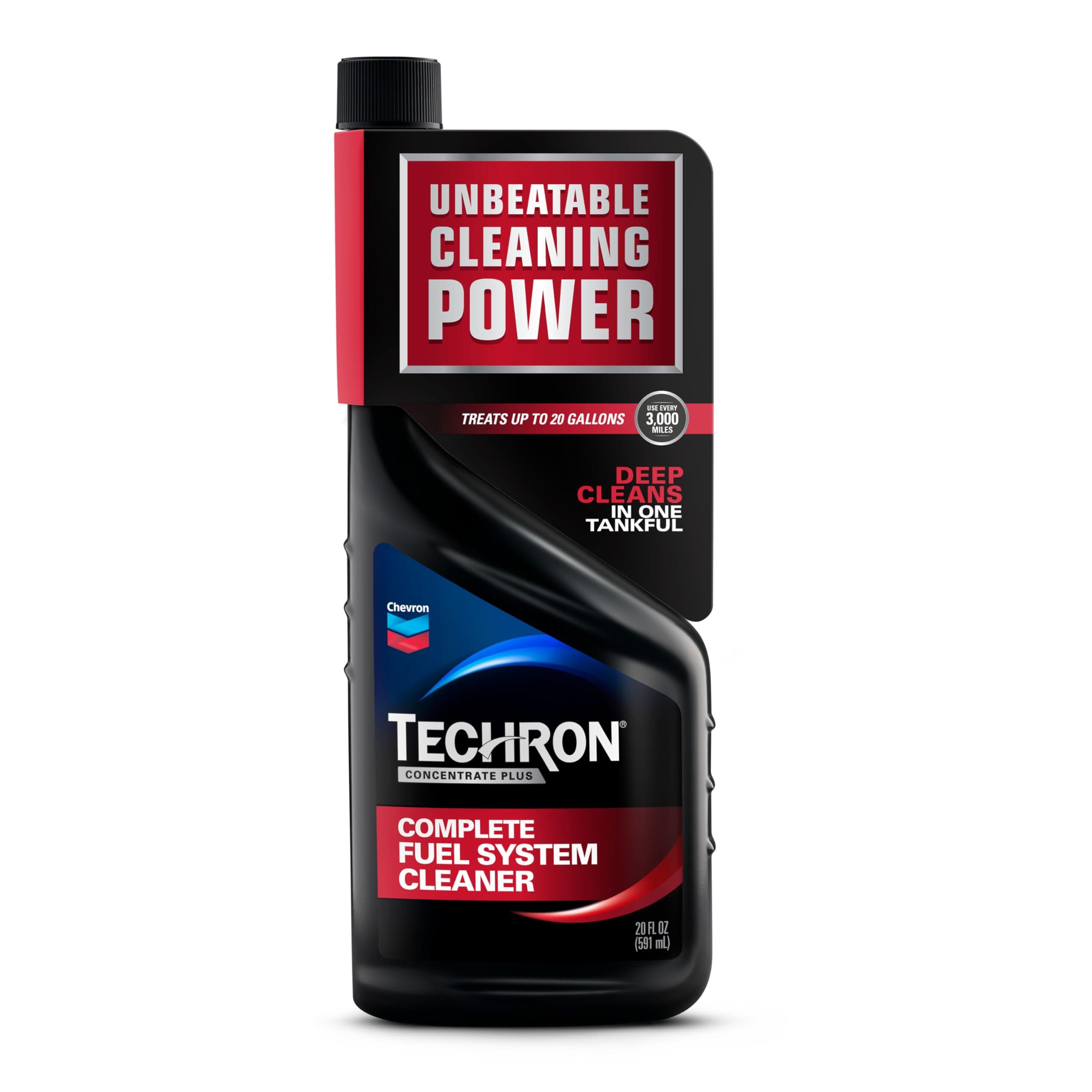 Chevron Techron Concentrate Plus Fuel System Cleaner, 20 oz., Pack of 1