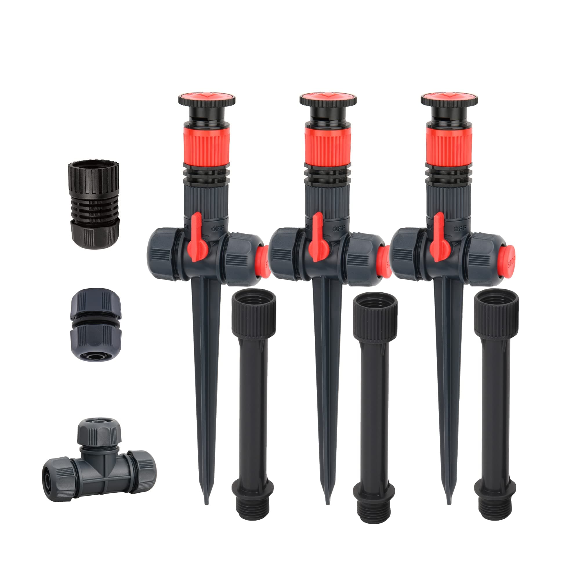 96093 Multi-Adjustable Flex Design Garden Sprinkler with Extension Set, Great for DIY Gardening Product