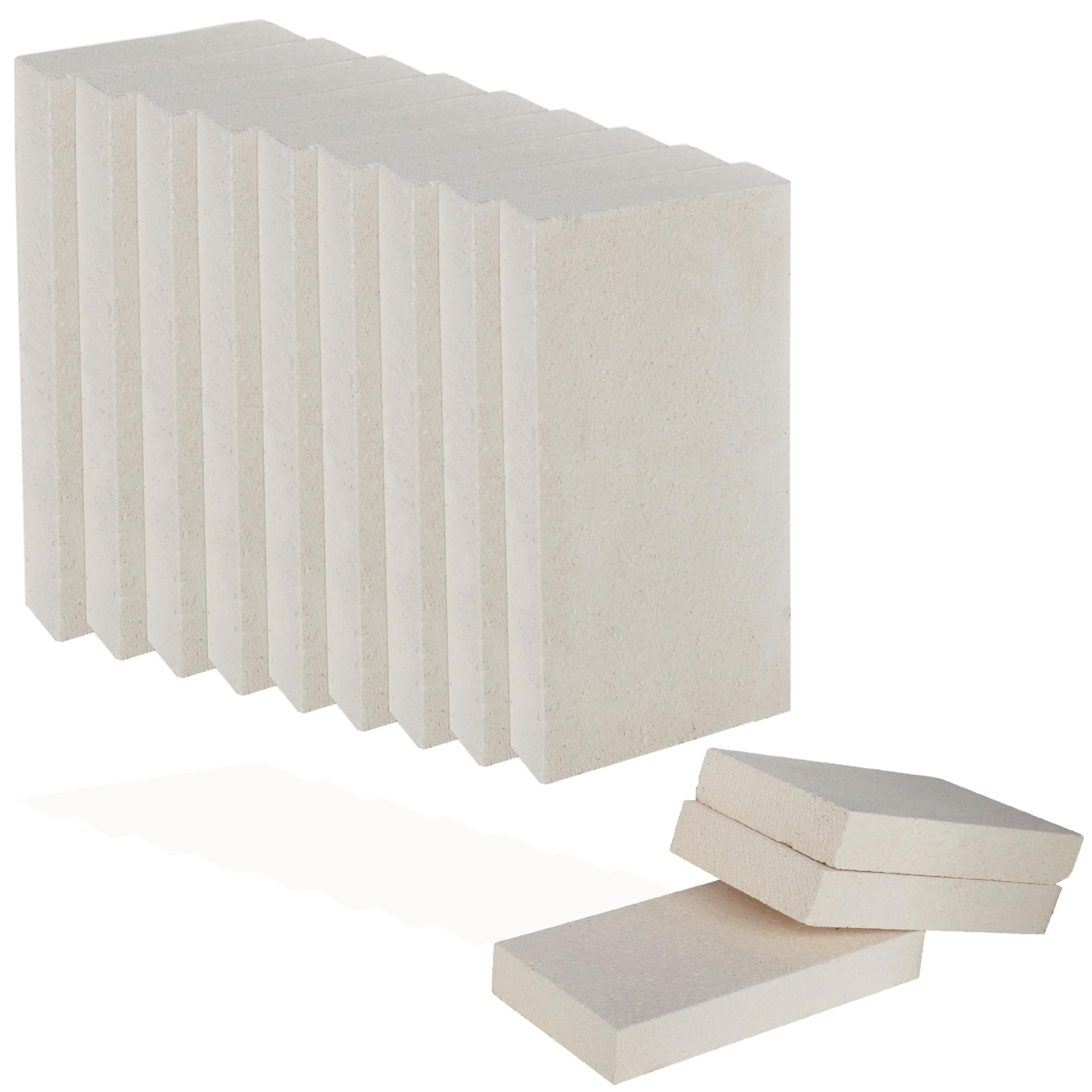 Fire Bricks, 2500F, 1.25" x 4.5" x 9"- (Pack of 12)