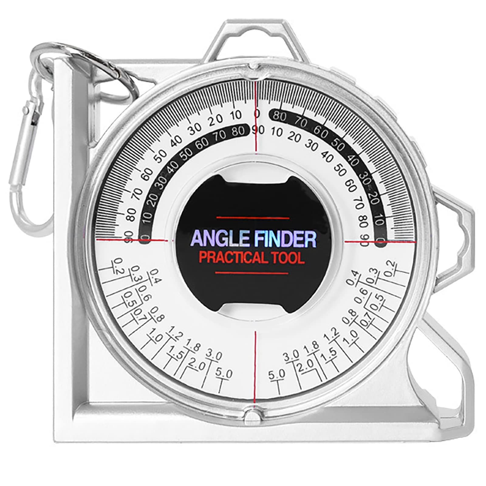 Angle Finder Inclinometer Protractor Magnetic Angle Finder Angle Measuring Tool Tilt Level Meter Slope Locator Angle Measurement Engineering Clinometer Angle Meter Gauge for Household Industrial Use