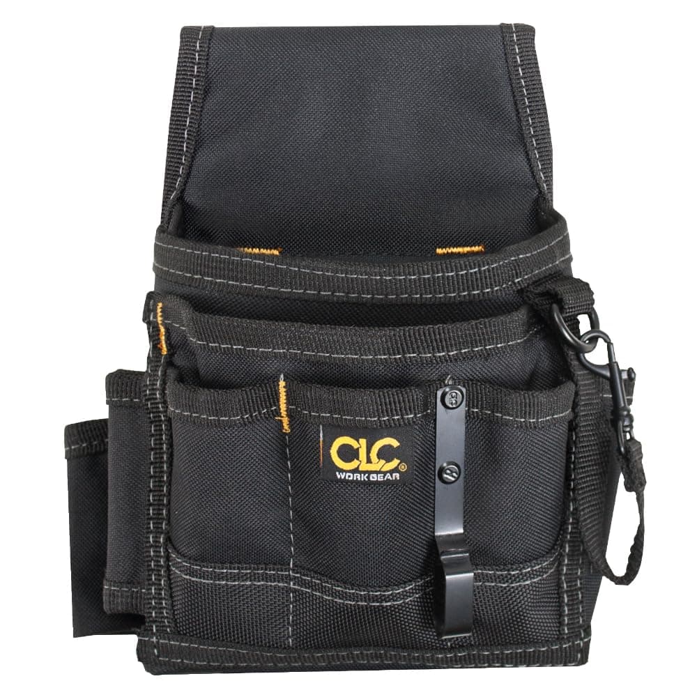 CLC 1503 Small Electrical Maintenance Pouch, Black, 9 Pocket