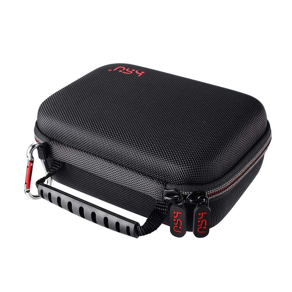 HSU Small Case for GoPro Hero 13/12/11/10/9/8/7/6/5 Black, Carrying Case for Action Cameras and GoPro Accessories(Small Size Red)