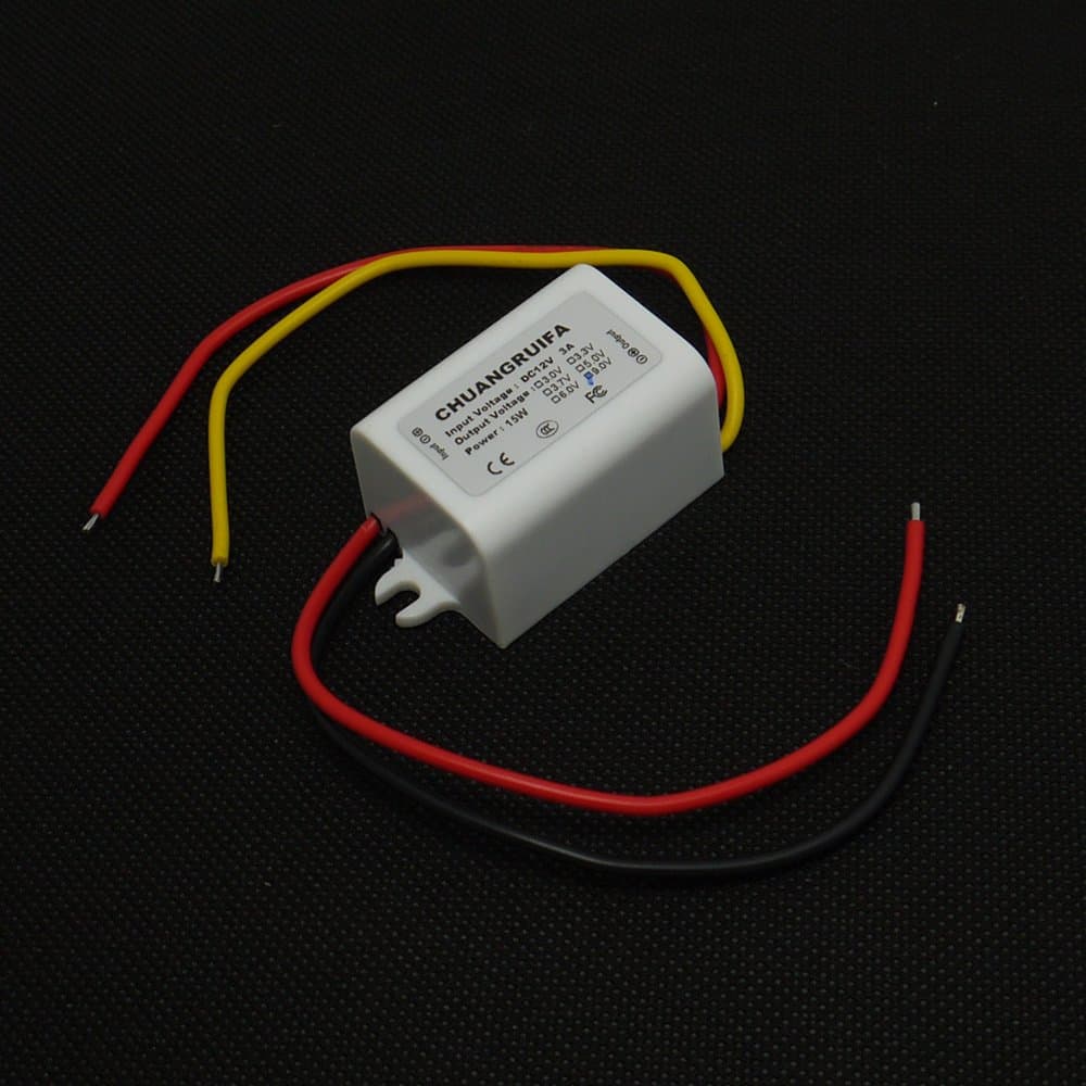 Holdding Waterproof DC Power Converter 12V Step Down to 9V 3A Power Supply Module/ DC/DC Converter 12V to 9V 15W Power Supply Module, Non-isolated