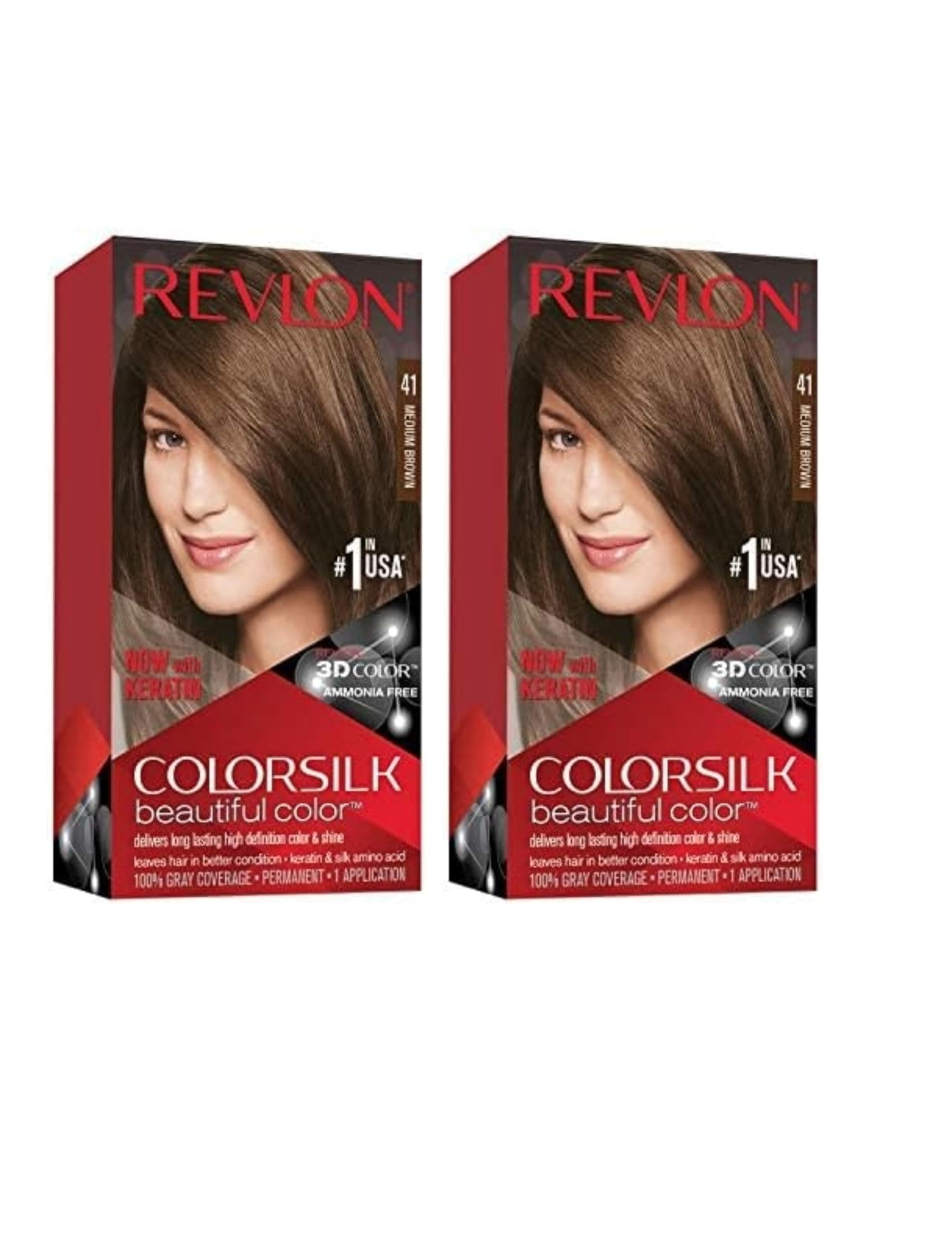 ColorSilk Beautiful Color 41 Medium Brown 1 ea (Pack of 2)